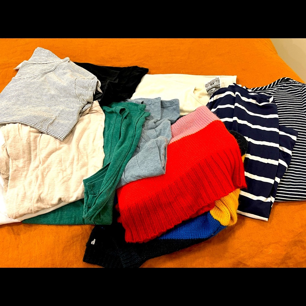 Eileen Fisher, Nike, Flax, J.Crew, Jungmaven